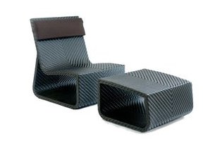 fauteuil et pouf summertime chair blancchocolat