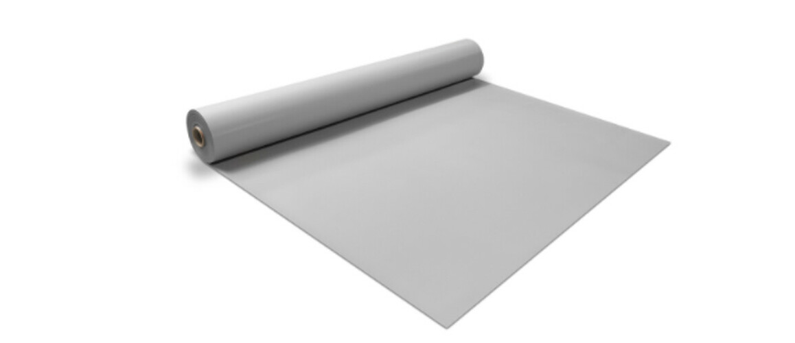 rouleau pvc armé 150/100 ème poolskin gris clair